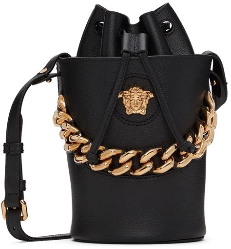 versace bucket bag|versace collection evening bag.